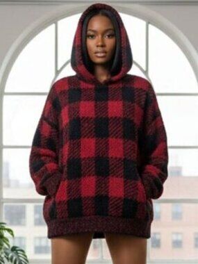 SKIMS Boyfriend Fleece Ultra-Oversized Hoodie sweatshirt S/M